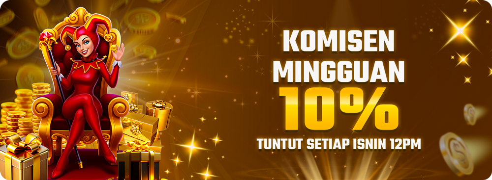 Komisen Mingguan 10%