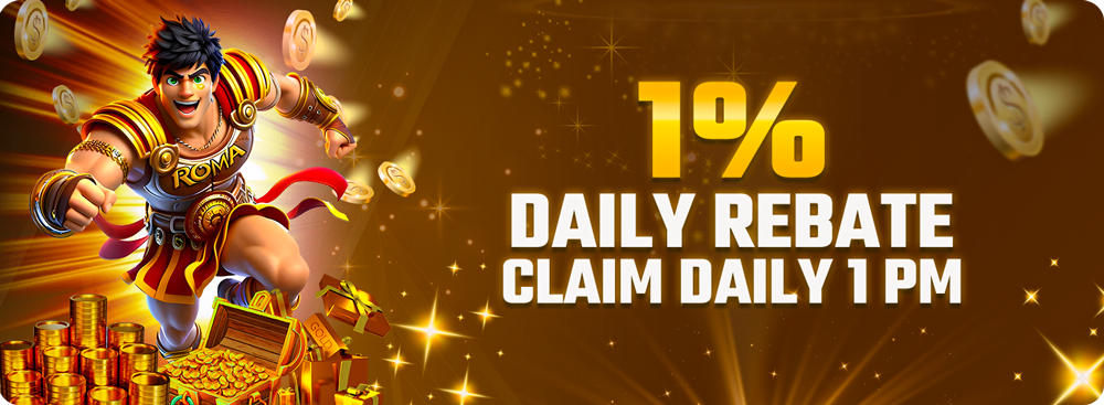 DAILY REBATE UP TO 1%