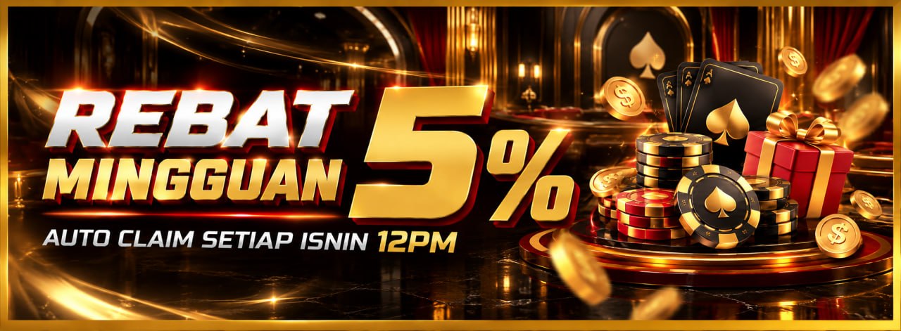 Rebat Mingguan 5%