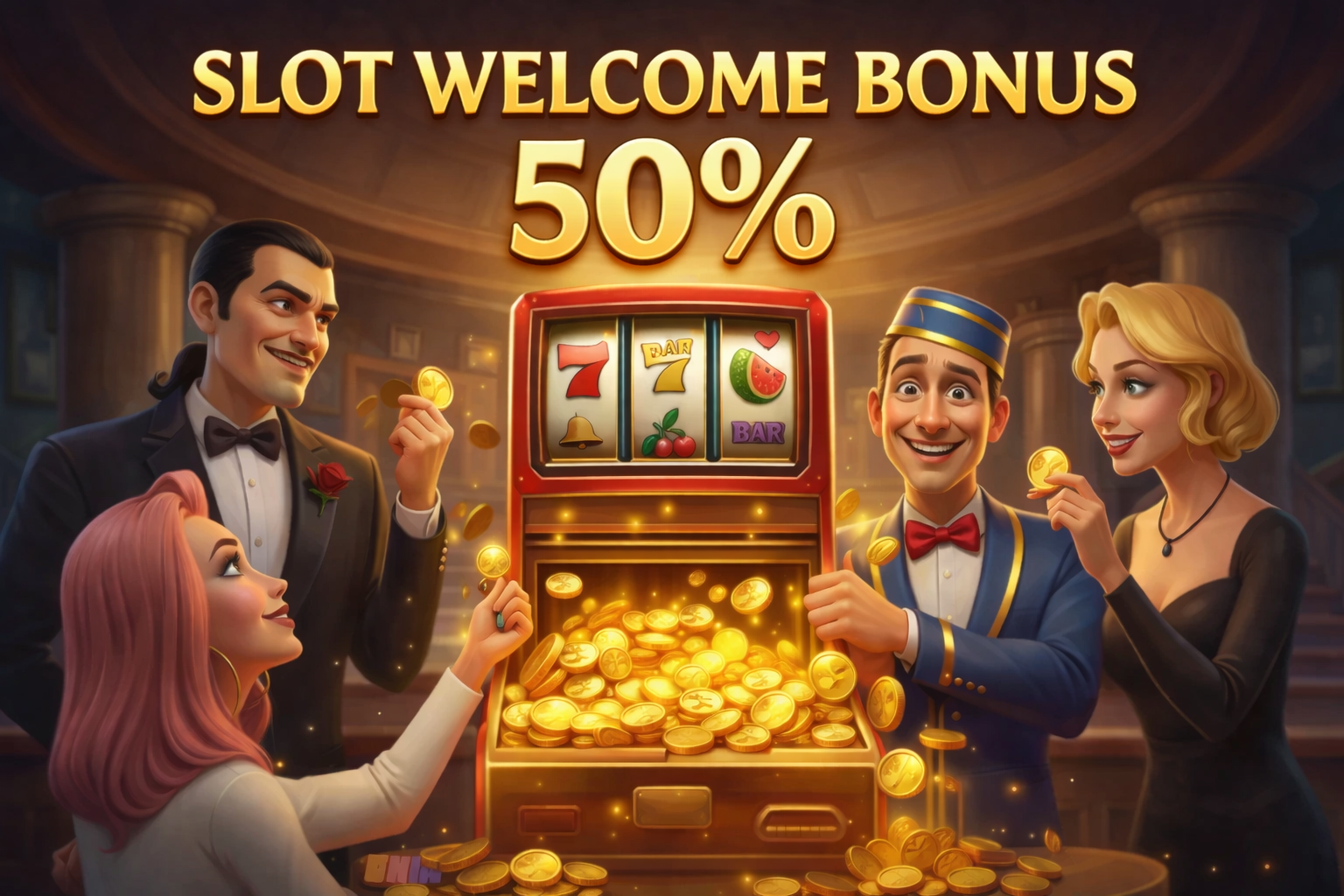 Slot Welcome Bonus 50%