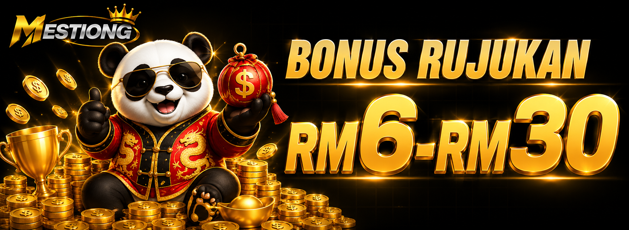 推荐奖金 RM6 - RM30