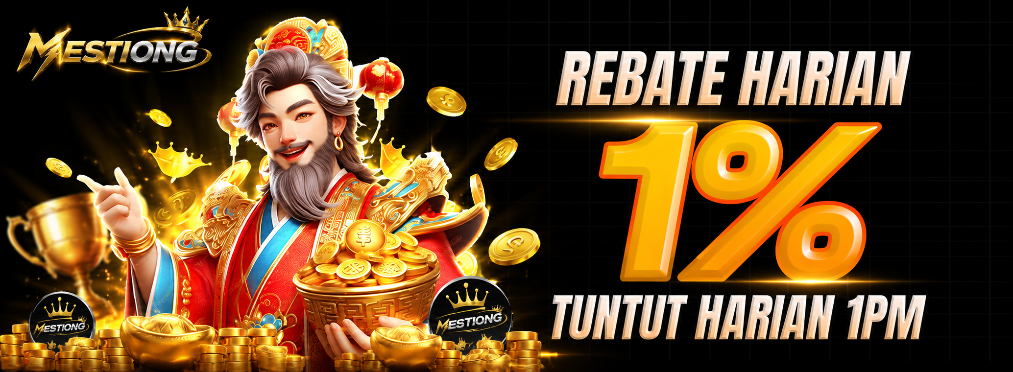 1% REBAT TANPA HAD *TERIMA HARIAN