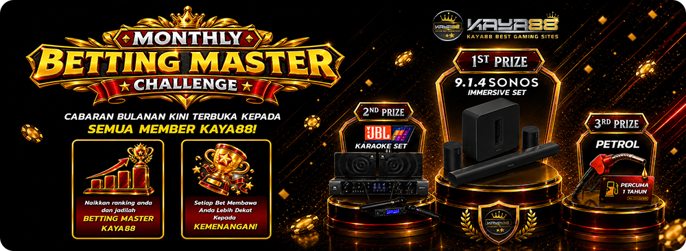KAYA88 MONTHLY BETTING MASTER CHALLENGE