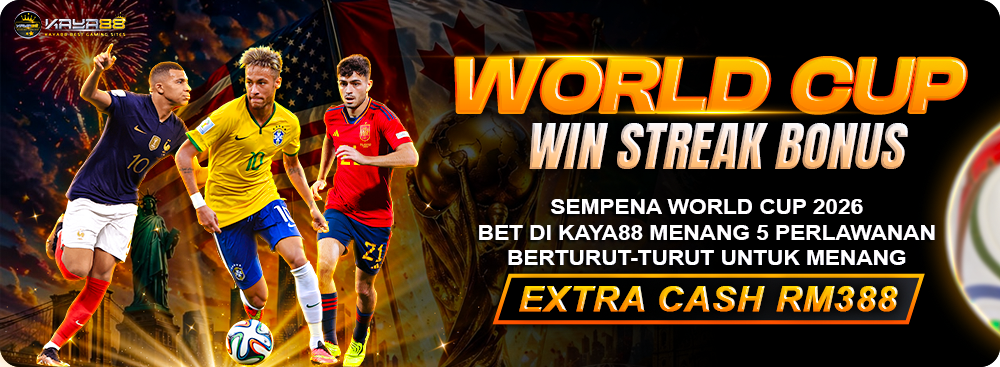 KAYA88 WORLD CUP WIN STREAK BONUS