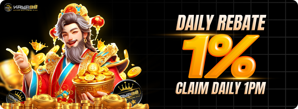 1 % UNLIMITED REBATE *DAILY CLAIM